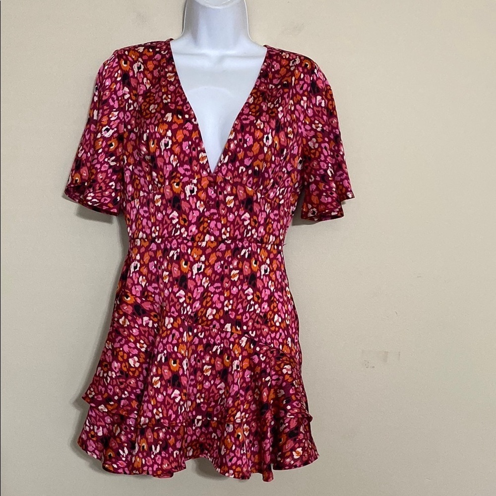 Beavely romper Dress women S leopard print festival event Y2K silky soft resort